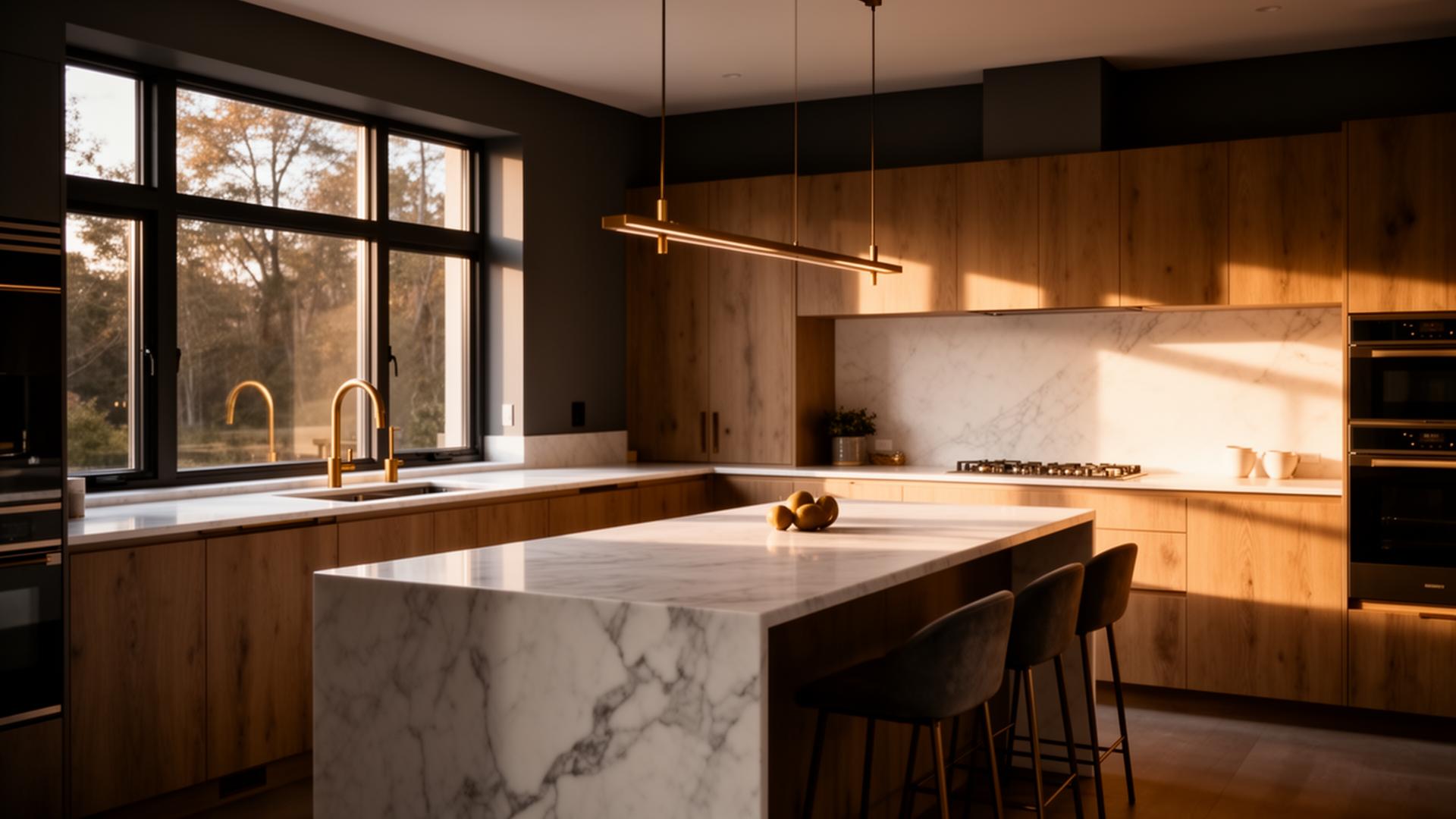 Luxury kitchen remodel by Meridian Home Remodeling